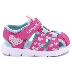 KangaROOS Unisex Kinder K-tiffy Sandale, Pink Blau, 29 EU - Wanderschuhe, mit WMS-System für optimale Passform und schnell trocknendem Material – ideal für Abenteuer im Freien.