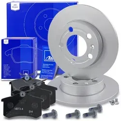 Ate Bremsscheiben + Bremsbeläge hinten für Audi, Seat, Skoda, VW - Autoteile – Hochwertige Bremsscheiben und Bremsbeläge für optimale Bremsleistung und Sicherheit, passend für zahlreiche Modelle.
