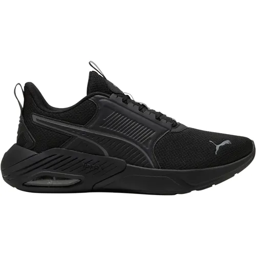 Puma X-Cell Nova FS Laufsportschuhe Senior - Schwarz - 43 - Laufschuhe für Senioren mit PUMAs innovativer X-Cell-Technologie, SOFTFOAM+ Komfort-Innensohle und mindestens 70 % recycelten Materialien für nachhaltigen Laufkomfort.