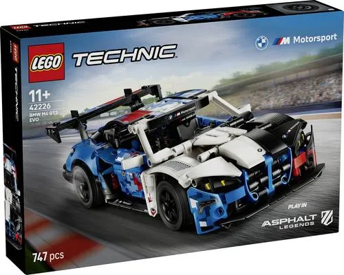 LEGO® Technic - BMW M4 GT3 EVO Rennwagen 42226 - Vollständiges Set mit 747 Teilen für kreative Bauprojekte. Ideal für LEGO-Fans ab 11 Jahren, die anspruchsvolle Modelle lieben. Versand ab 01.03.2026!