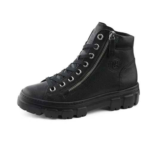 Paul Green Damen Hightop-Sneaker - Wanderschuhe mit hochwertigem Leder und leichtem EVA-Sohlenmaterial, ideal für stilvolle Freizeitaktivitäten und komfortables Tragen.