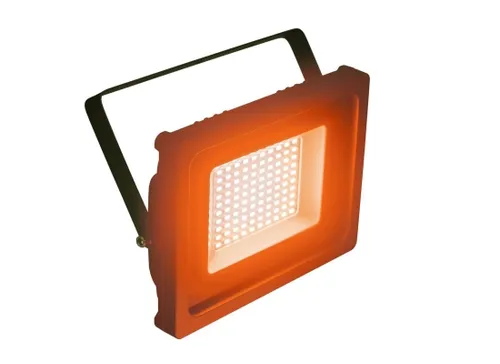 Eurolite IP FL-50 SMD LED Outdoor Fluter, orange - Lichttechnik: Flacher, wetterfester LED Fluter (IP65) mit 100 hellen SMD-LEDs für optimale Ausleuchtung im Außenbereich.