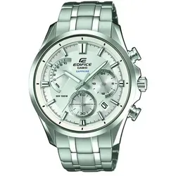 Casio Edifice Herrenuhr Edelstahlband EFB-550D-7AVUER Saphirglas - Silber/Silber
