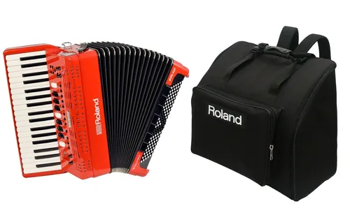 Roland FR-4 X BK B-Stock - Kompaktes V-Accordion - Akkordeon mit Pianotastatur, 100 Sounds, integriertem Audiorekorder und geringem Gewicht; ideal für Musiker, die Mobilität und Klangvielfalt schätzen.