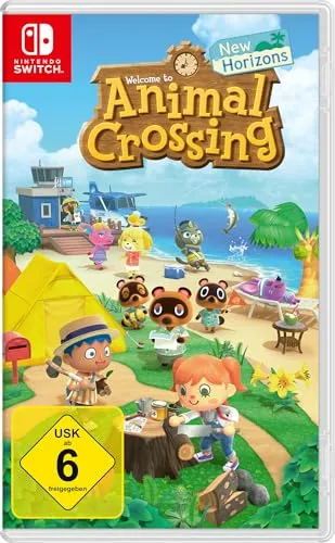 Animal Crossing - New Horizons - Switch [EU Version] - Nintendo Switch-Spiel: Erlebe deine eigene Inselparadies mit unzähligen Gestaltungsmöglichkeiten und Multiplayer für bis zu 8 Spieler!