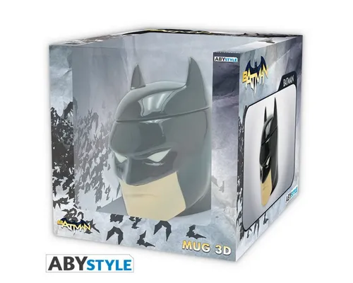 ABYSTYLE 3D Tasse - Batman - Offizielle DC Comics Kaffeetasse mit 300 ml Fassungsvermögen, aus hochwertiger Keramik - ideal für Batman-Fans!