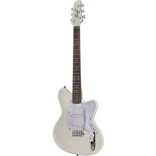 Ibanez ICHI100-VWM Vintage White - Ichika Nito Signature - Gitarren mit Nyatoh-Korpus und 3x ICHI-S Tonabnehmer, perfekt für kreative Musiker, die einen einzigartigen Vintage-Look und Klang suchen.