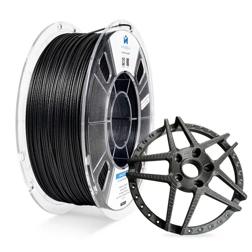 Mingda PET-CF Filament Schwarz 1.75mm - Hochleistungs-3D-Drucker-Zubehör mit hervorragender Steifigkeit und thermischer Stabilität. Ideal für präzise Bauteile und Werkzeuge, entwickelt für industrielle Anwendungen.