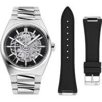 Frederique Constant Automatic Watch FC-310BSKT3NH6B - Armbanduhr für Herren mit Skelettwerk, Leuchtzeigern und wasserdicht bis 10 bar. Inklusive zusätzlichem Gummiarmband und Geschenkbox, ideal für Technik- und Stil-Liebhaber.