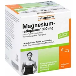 Magnesium Ratiopharm 300 mg Micro Pellets mit Granulat