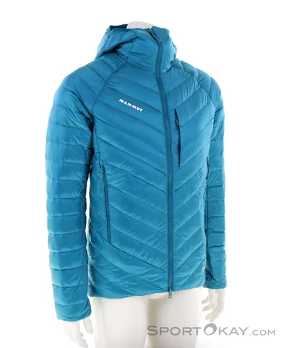 Mammut Broad Peak IN Hooded Jacket Men - Hochwertige Daunenjacke für Bergabenteuer - Daunenjacke mit 800 cuin Bauschkraft, hydrophoben Daunen und abriebfestem Pertex Quantum Material für optimale Wärme und Schutz in alpinen Bedingungen.