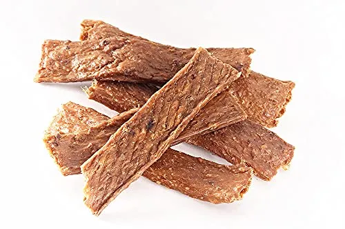 mascota vital - Trockenfleisch für Hunde – 100% natürlich & schonend getrocknet – Ohne Zusatzstoffe – Leicht verdaulich – Weicher Kausnack für Welpen, Senioren & Sensible Hunde (Huhn, 100g)