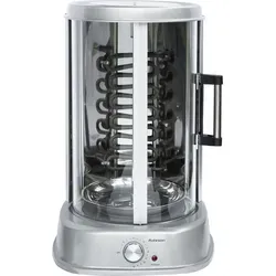 Rohnson R-2540 Elektrogrill mit Spieß - Vertikalgrill mit 1800 W, ideal für vielseitige Grillgerichte. Kompakte Bauweise und einfache Handhabung für unvergessliche Grillmomente.