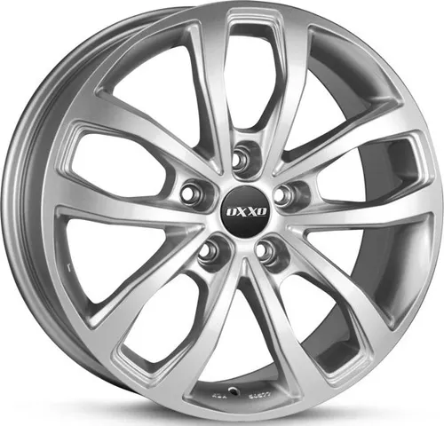 OXXO WHEELS HYPERION 6.0Jx16 Silber - Alufelge mit 5 Löchern, 16 Zoll Durchmesser und stilvollem Hyperion Design, ideal für eine sportliche Optik und optimale Fahrleistung.