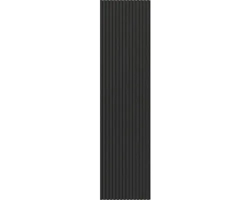 Akustikpaneel foliert schwarz schwarzer Filz 2400 x 600 x 19 mm