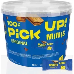 Leibniz Pick Up Minis Schokoriegel 100er Dose - Vorteilspack - Kekse & Kleingebäck, ideal für den kleinen Snack zwischendurch, perfekt portioniert für unterwegs.