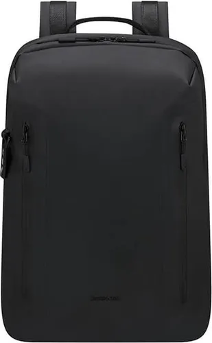 Coatify Biz Rucksack für Laptop 15.6 | Schwarz - Stylisch & Funktional - Laptop-Rucksack aus wasserabweisendem Material, ideal für Stadtpendler mit gut organisierten Fächern und modernem Design.