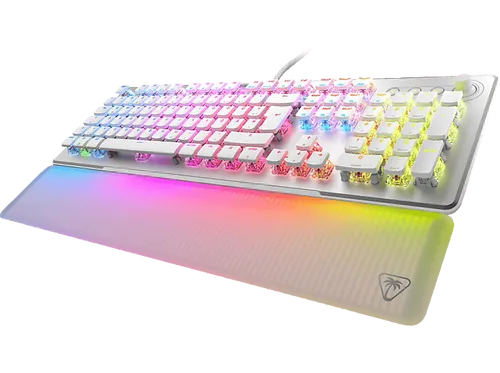 Turtle Beach Vulcan II Max – Optisch-mechanische PC-Tastatur mit RGB-Beleuchtung - Zubehör für PC mit exklusiven Titan II-Schaltern für ultraschnelle Betätigung und 200 Millionen Klicks Lebensdauer – der perfekte Vorteil für Gamer!