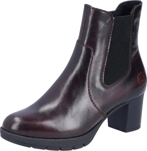 Rieker Damen Stiefel HWK - Elegante Chelsea Boots in Rot - Stylische Chelsea Boots von Rieker in Bordeauxrot, ideal für den Alltag und modische Akzente. Bequem und vielseitig kombinierbar für jede Gelegenheit.