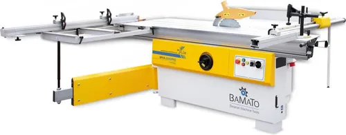 BAMATO Formatkreissäge BFKS-2500PRO mit Vorritzer - Leistungsstarke Formatkreissäge mit Vorritzer für präzise Schnitte. Ideal für Holzverarbeitung, kompakte Bauweise und einfache Handhabung.