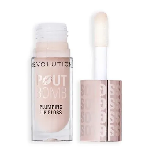 Revolution Beauty Pout Bomb Lip Gloss Hochglanz volle Lippen Hyaluron Peptide