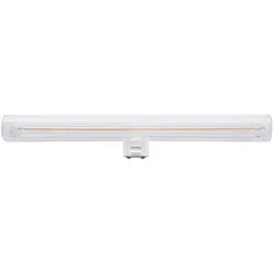 LED Filament Linienlampe 3W = 35W S14d 1 Sockel KLAR 30cm Ra>90 extra warmweiß 2200K