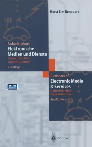 Fachwörterbuch Elektronische Medien und Dienste - Studium & Erwachsenenbildung, umfassendes Nachschlagewerk mit 844 Seiten für Elektronik und Medien, ideal für Studenten und Fachleute.