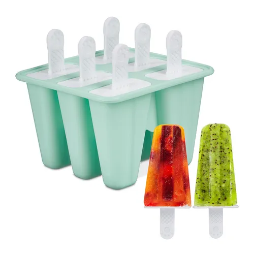 Eisformen Eis am Stiel Formen Wassereis Förmchen DIY Eisbereiter BPA-frei