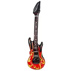 E-Gitarre "Flammen", aufblasbar
