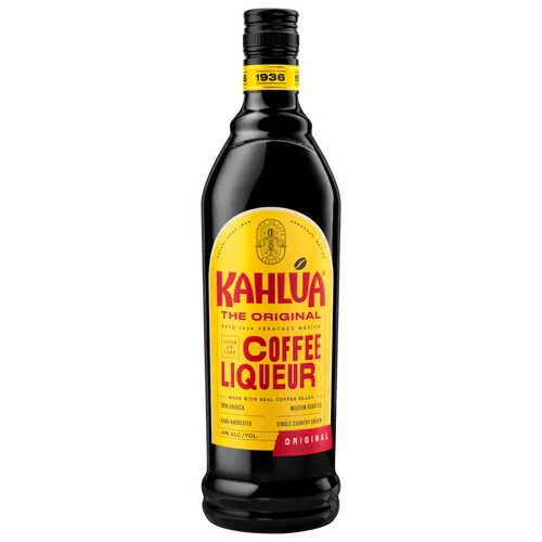 Kahlúa Coffee-Liqueur 16% Vol - Likör & Kräuterschnaps mit dem exotischen Geschmack von feinem Arabica-Kaffee aus Mexiko, ideal für Cocktails oder pur.