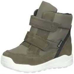 ECCO Winterstiefel URBAN MINI für Kinder, Gr. 26, khaki - Sportliche Snowboots aus Veloursleder und Textil mit GORE-TEX-Membran, wasserdicht und atmungsaktiv. Ideal für winterliche Abenteuer und warme Füße.