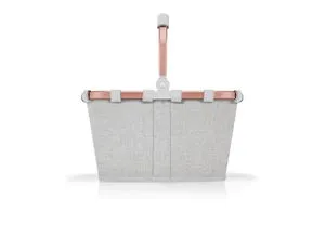 Reisenthel Shopping Carrybag XS Kinder-Einkaufskorb - Frame Twist Sky Rose - Einkaufstaschen & Einkaufstrolleys: Der praktische Kinder-Einkaufskorb aus recycelten Materialien ist leicht, wasserabweisend und ideal für kleine Shopping-Abenteuer.