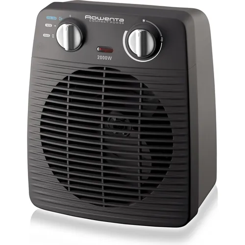 Rowenta SO2210 Heizlüfter Compact Power - Kompakter Heizlüfter mit 2 kW Leistung und Frostschutz-Thermostat, ideal für schnelle Wärme in jedem Raum.