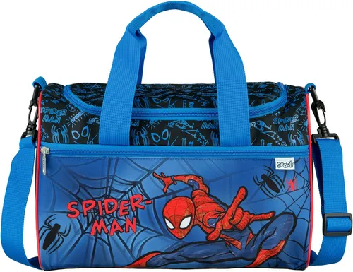 Scooli Sporttasche - 23 x 35 x 16 cm in verschiedenen Designs - Sporttasche mit coolen Motiven wie Spiderman, ideal für Sport und Freizeit, robust und stylisch.