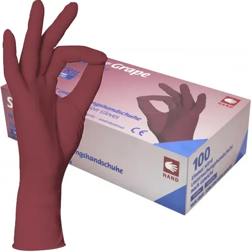 Nitrilhandschuhe Ampri Style Grape M puderfrei, unsteril, 100 Stück/Box