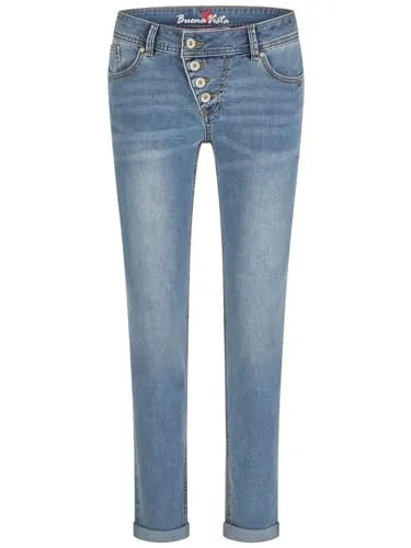Buena Vista Stretch-Jeans Blau XL - Schmale Stretch-Jeans in Blau für einen lässigen Look. Bequeme Baumwollmischung für optimalen Tragekomfort im Alltag.