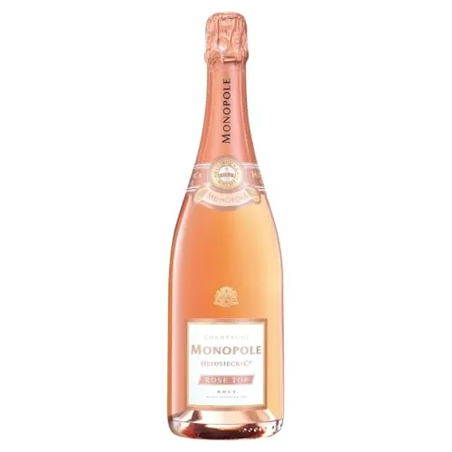 CHAMPAGNE MONOPOLE HEIDSIECK&CO Champagner Rosé Top Brut Geschenkpackung - Weine - Eleganter Rosé Champagner mit beerenfruchtigem Geschmack und lebendiger Kohlensäure, ideal als Geschenk für besondere Anlässe.