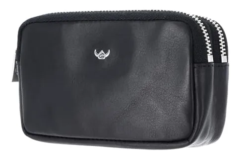 Golden Head Leder Utensilientasche Frankfurt RV-Etui 6815 Schwarz – Elegant und praktisch - Elegante Kulturtasche mit modernem Design, geräumigem Hauptfach und verstellbarem Schulterriemen für individuellen Tragekomfort. Ideal für Alltag und besondere Anlässe.
