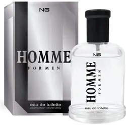 NG PERFUMES NG Homme Eau de Toilette für Männer 100 ml - Entdecken Sie NG Homme, einen modernen Herrenduft mit frischen Zitrusnoten und warmen Holzakkorden. Perfekt für jeden Anlass – elegant, markant und langanhaltend für den selbstbewussten Mann.