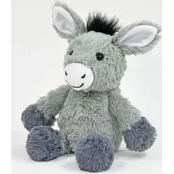 Kögler 76901 - Labertier Esel Johnny, witzige nachsprechende Plüschfigur - Stofftier mit Aufnahmefunktion für bis zu 6 Sekunden, plappert lustig nach und bewegt sich. Perfekt als Geschenk für Kinder, ca. 24 cm groß und aus weichem Polyester.