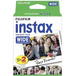 Fujifilm Instax Wide Bipack 2 Folien für 10 Posen - Fotofilme für den Instax Wide, ideal für spontane Schnappschüsse mit lebendigen Farben und sofortiger Entwicklung.