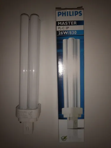1x Philips MASTER PL-C 2P - 26W / 830 /  G24d-3  Kompaktleuchtstofflampe NEU OVP