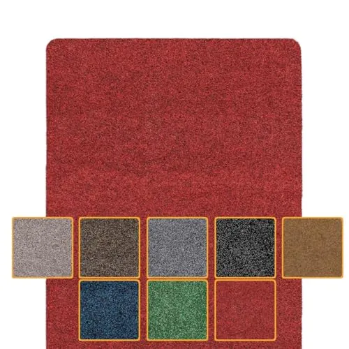 ANRO Fußmatte Schmutzfangmatte Türmatte rutschfest Fußabstreifer abwaschbar robust für Eingang, Haustür, Flur innen & außen Poet Küche, 120 x 40 cm (Rechteckig)