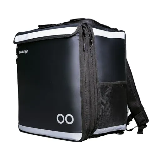Boolanga Telescopic Cubic 89 l - Isolierte Liefertasche für Kuriere - Pizzaliefertasche mit erweiterbarer Funktionalität für bis zu 89 l Stauraum, 100% wasserabweisend und perfekt temperierte Lebensmittel bei jeder Lieferung.