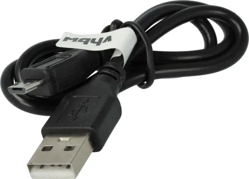 vhbw Kabel USB-A auf Micro-USB kompatibel mit Sony Cybershot DSC-RX100 III, DSC-RX100, DSC-RX100 II, DSC-RX100 IV - Datenkabel, 30 cm Schwarz