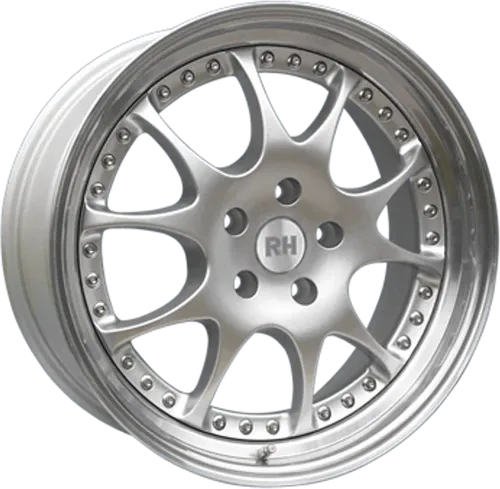 RH Alurad MK Dynamik 8x18" ET66 - Hochglanzpolierte Vielspeichenfelge - Felgen aus Aluminium, dreiteilig mit beeindruckendem Design und hoher Traglast von 640 kg. Ideal für sportliche Fahrzeuge und Tuning-Projekte.
