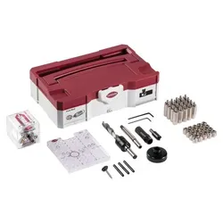 LAMELLO Invis Mx2 Starter Kit - Smart Home Verbindungssystem für unsichtbare, feste oder lösbare Holzverbindungen mit bis zu 250 kg Fugenspannung. Ideal für Möbelbau, Regale und Treppen.