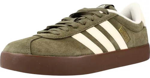 adidas VL COURT 3.0 Sneaker in Olivgrün - Sportlich & Stilvoll - Sportliche Sneaker inspiriert vom klassischen adidas Samba-Design. Aus hochwertigem Leder und Synthetik, ideal für den Alltag. Bitte eine Größe größer bestellen.