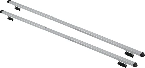 Standard Dachträger RAPID für Jeep Grand Cherokee (WJ) 99-04 - Gepäckträger aus Aluminium, passgenau für Jeep Grand Cherokee (WJ) (5Türer) 99-04, mit ausziehbarer Teleskopstange für maximale Flexibilität und Tragfähigkeit bis 90 kg.