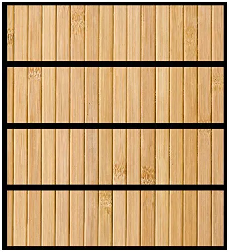 Wallario Möbelfolie/Aufkleber, geeignet für IKEA Malm Kommode mit 4 Schubfächern - Klebefolie Holzpanele hell